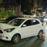 Motorista embriagada provoca vários acidentes na orla de Maceió