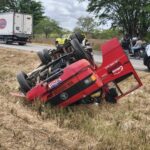 Motorista morre em capotamento de caminhão na AL-220