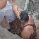 Mulher cai em buraco de obra da Braskem em Maceió