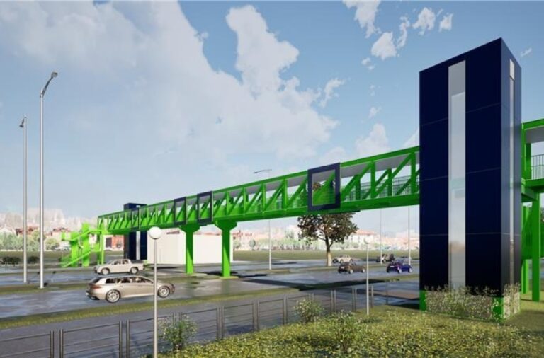 Passarela do Canaã tem nova etapa de montagem neste sábado