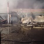 Barracas são destruídas por incêndio no Mercado da Produção