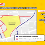 DMTT reordena circulação veículos pesados no entorno do Mercado da Produção, em Maceió