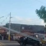 Carro colide contra poste em São Miguel dos Milagres