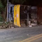 Ônibus que saiu de Arapiraca tomba em Minas Gerais; acidente deixou cinco mortos
