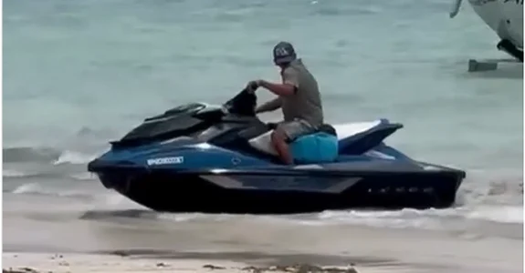 Moto aquática quase atinge criança em Maragogi