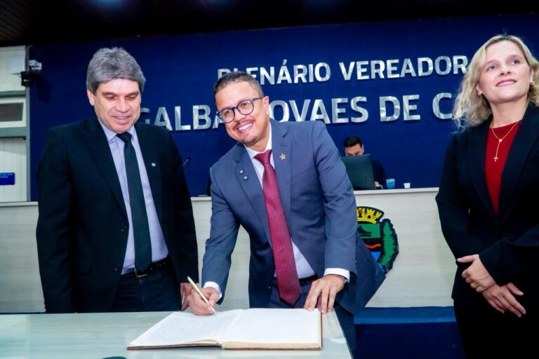 Charles Hebert é empossado vereador e defende agenda positiva para enfrentar desafios e avanços na área do esporte