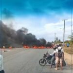 Protesto contra falta de água bloqueia AL-115