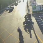 Três motociclistas se envolvem em acidente na Leste-Oeste