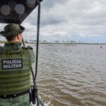 Polícia flagra pesca predatória na Lagoa Manguaba