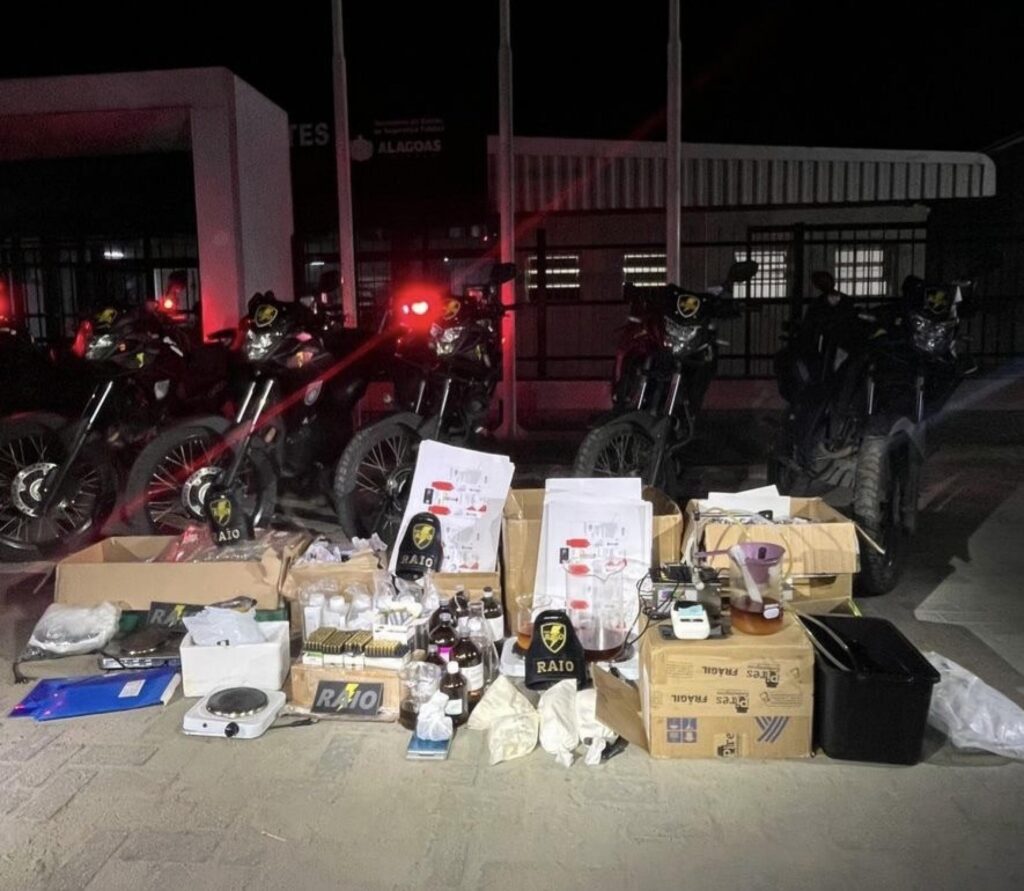 Polícia desarticula laboratório clandestino em Maceió