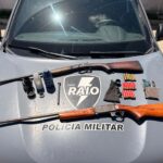 Polícia Militar apreende armas de fogo e munições no Benedito Bentes