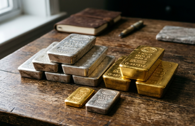 Mercado de metais: analistas preveem “crash reverso” e prata a US$ 500 em 2026