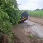 Viatura da PRF capota na BR-101 em Teotônio Vilela