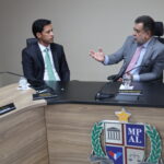 Procurador-geral de Justiça recebe prefeito Rodrigo Cunha e reforça diálogo institucional