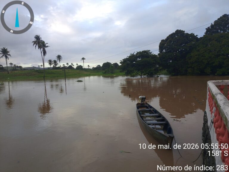 Governo de Alagoas monitora rios após fortes chuvas