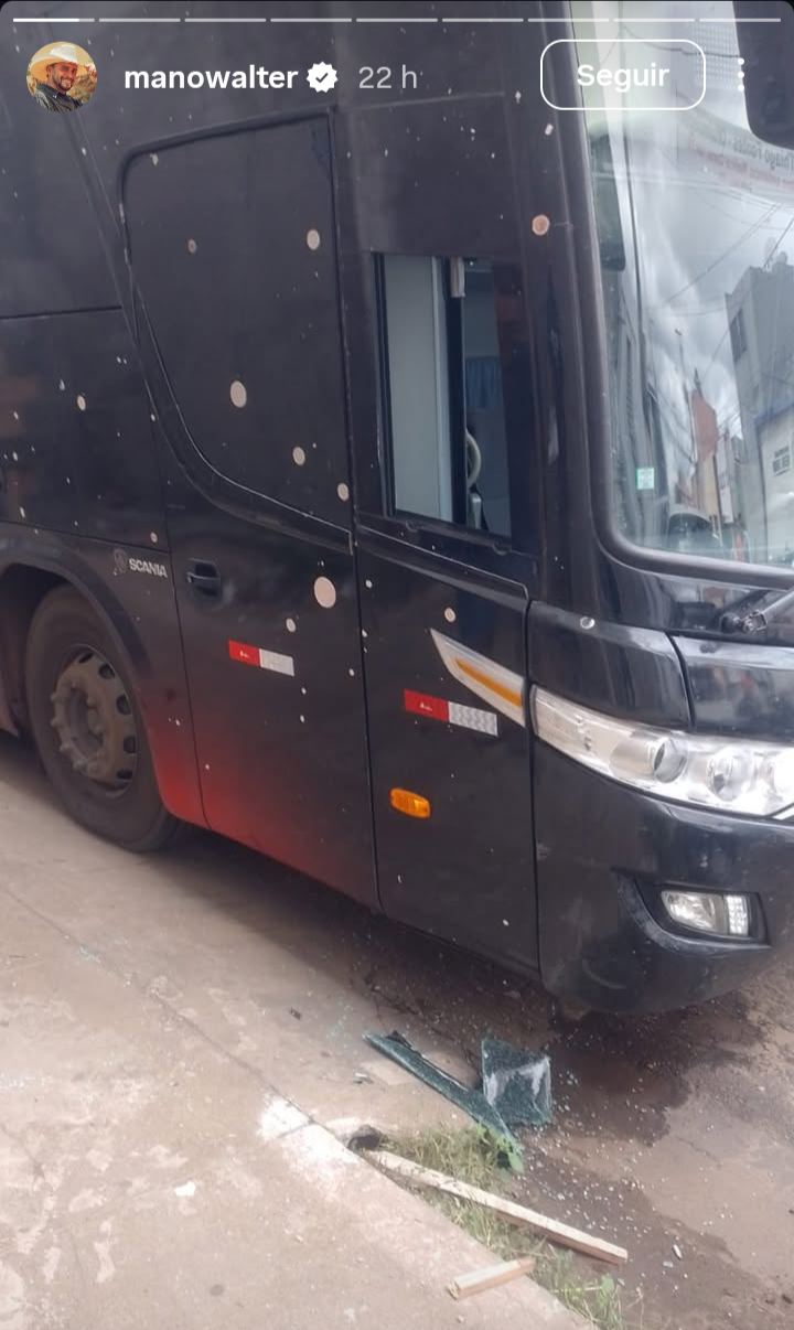 Ônibus de Mano Walter é furtado no Maranhão
