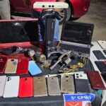 Homem é preso com 65 celulares, arma de fogo e eletrônicos em Maceió