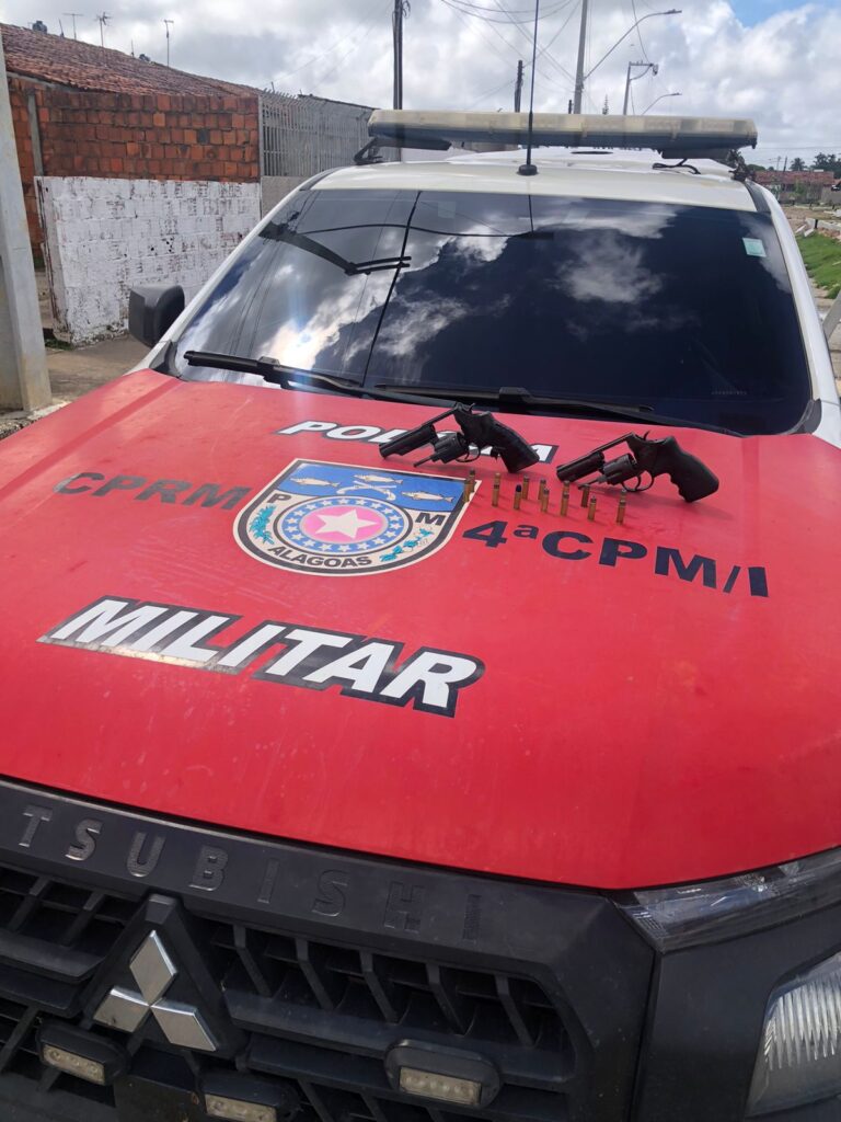 Polícia Militar apreende armas e mais de 3 quilos de drogas em ações na Grande Maceió