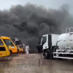 Incêndio destrói ônibus escolares em Boca da Mata