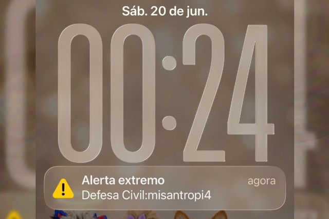 “Misantropia”: sistema da Defesa Civil é suspenso após invasão e disparo falso