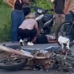 Motociclista colide com caminhão na Santa Amélia, em Maceió