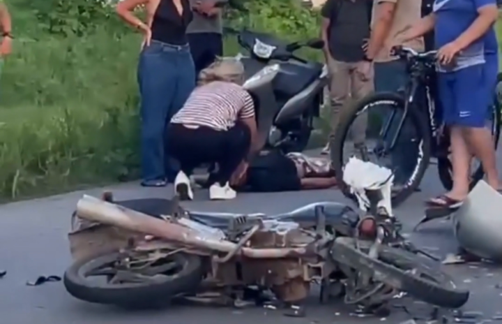 Motociclista colide com caminhão na Santa Amélia, em Maceió