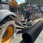 Infraestrutura substitui rede de tubulação rompida no Poço