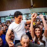JHC é recebido por apoiadores em Maceió no primeiro dia de campanha ao Governo de Alagoas