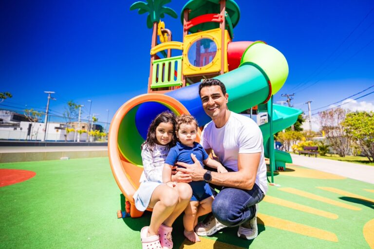 JHC visita Renasce Salgadinho com filhos e destaca transformação ambiental de Maceió