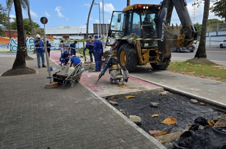 Prefeitura amplia manutenção na orla marítima de Maceió