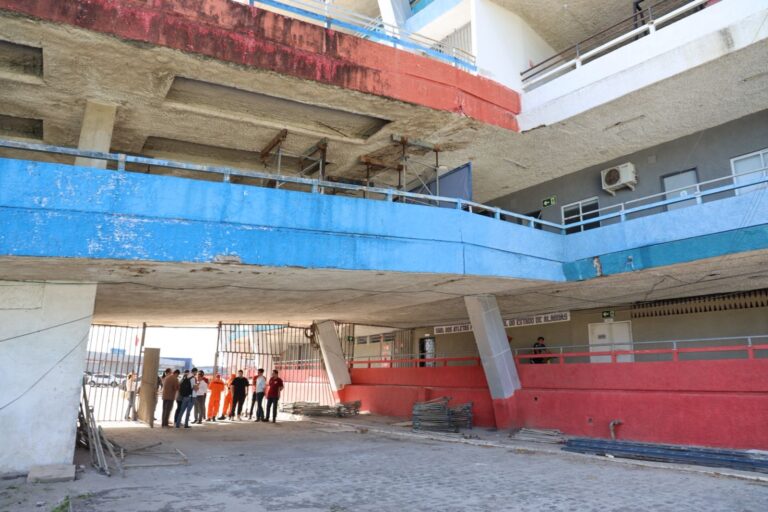 Ministério Público visita o Estádio Rei Pelé para averiguar obras e condições de funcionamento