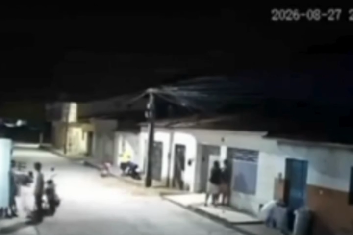 Câmera registra briga que resultou em facada e morte em São Miguel dos Campos