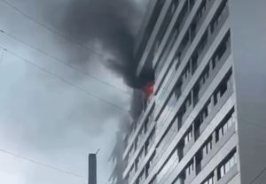 incêndio fogo prédio ponta verde