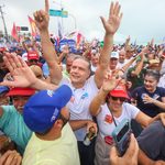 Caminhada marca reta final da campanha de Renan Filho em Maceió