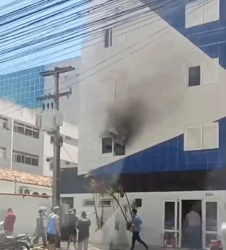 Incêndio atinge quarto de hotel na Jatiúca