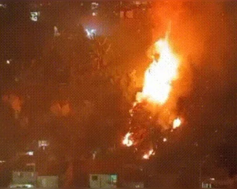 Incêndio de grandes proporções atinge o Vale do Reginaldo
