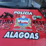 Polícia apreende armas, munições e entorpecentes durante ações em Joaquim Gomes e Flexeiras