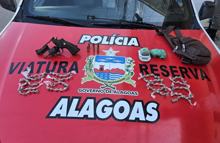 Polícia apreende armas, munições e entorpecentes durante ações em Joaquim Gomes e Flexeiras
